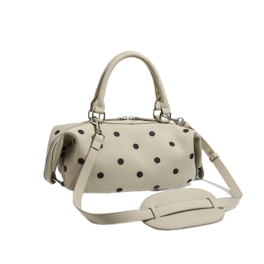Punktmuster Kissenform Boston Crossbody Bag view 5