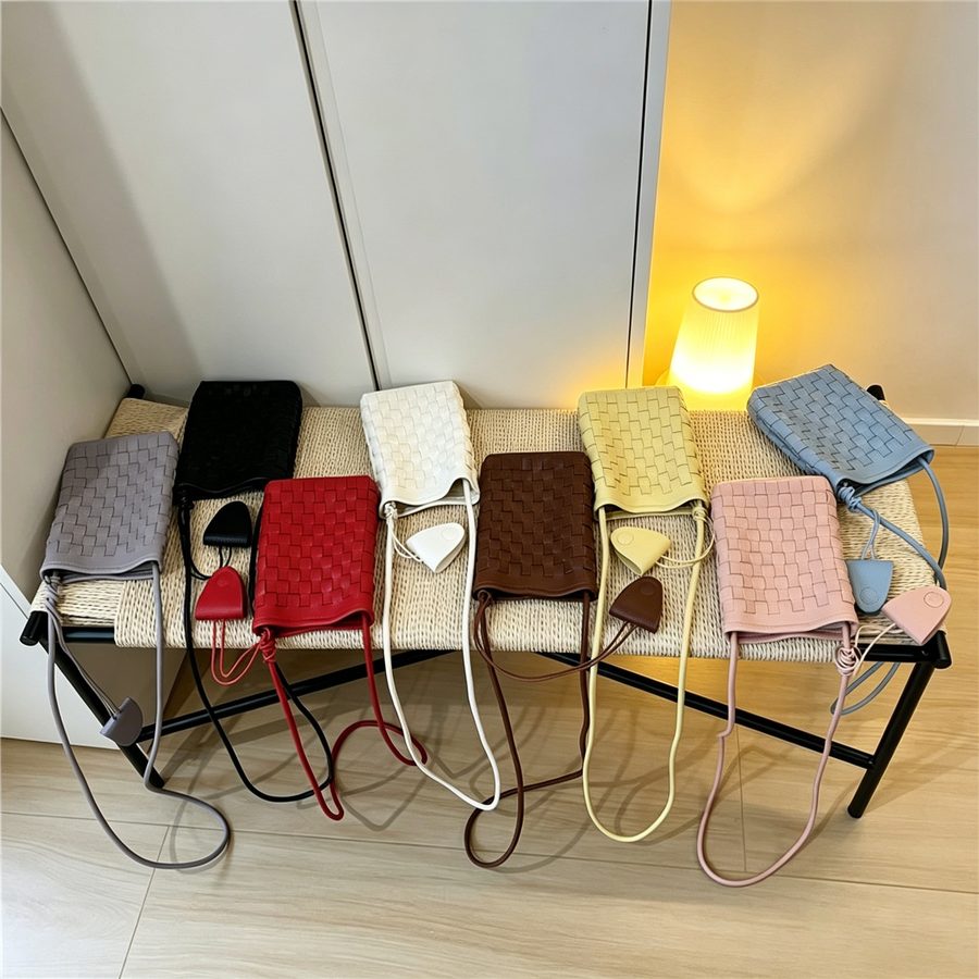 Handwoven Mini Crossbody Phone Bag