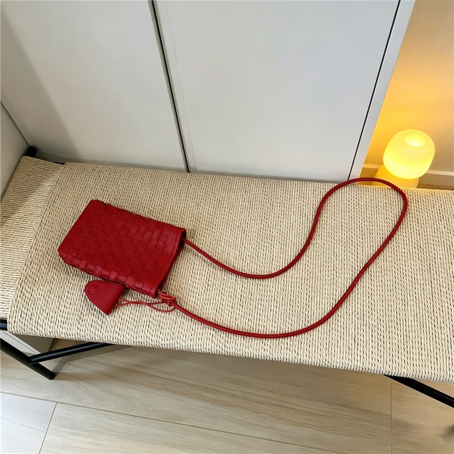 Handwoven Mini Crossbody Phone Bag view 3