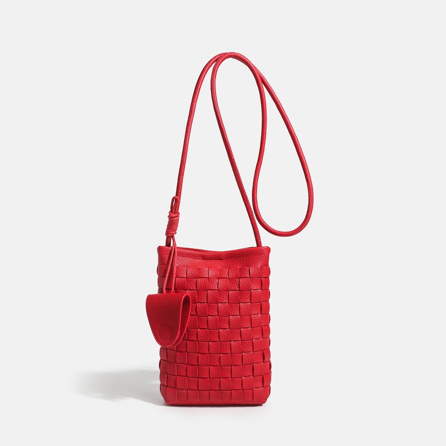Handwoven Mini Crossbody Phone Bag