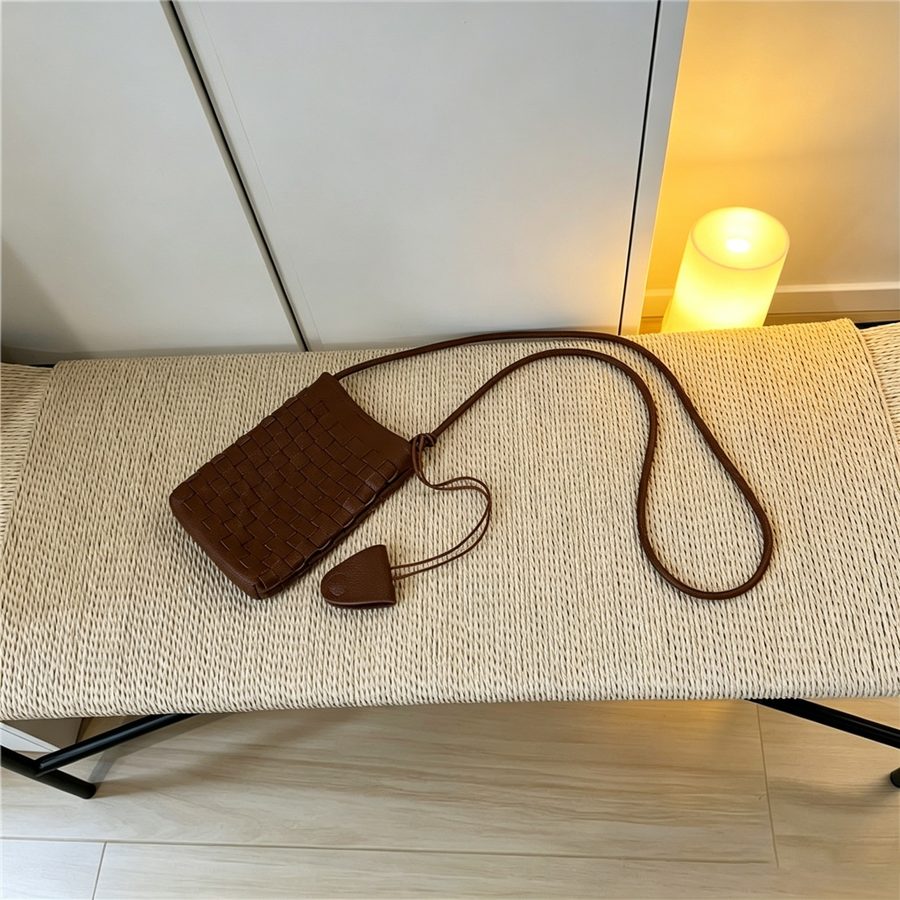 Handwoven Mini Crossbody Phone Bag view 11