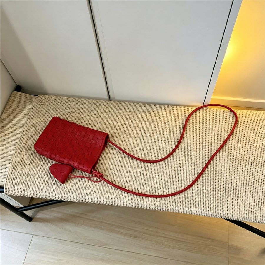 Handwoven Mini Crossbody Phone Bag view 12