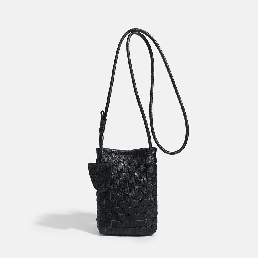 Handwoven Mini Crossbody Phone Bag view 2