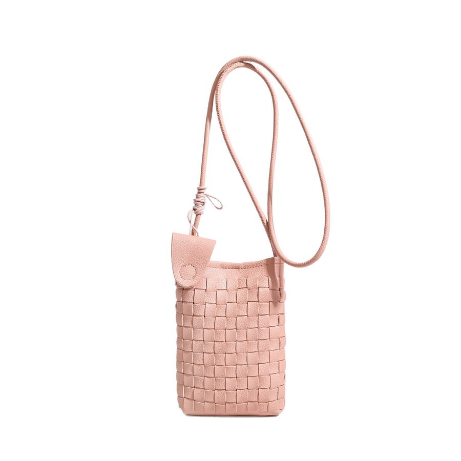 Handwoven Mini Crossbody Phone Bag view 5