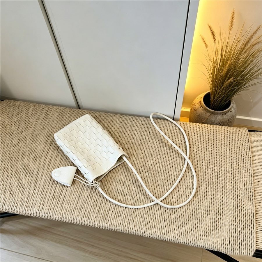 Handwoven Mini Crossbody Phone Bag view 8