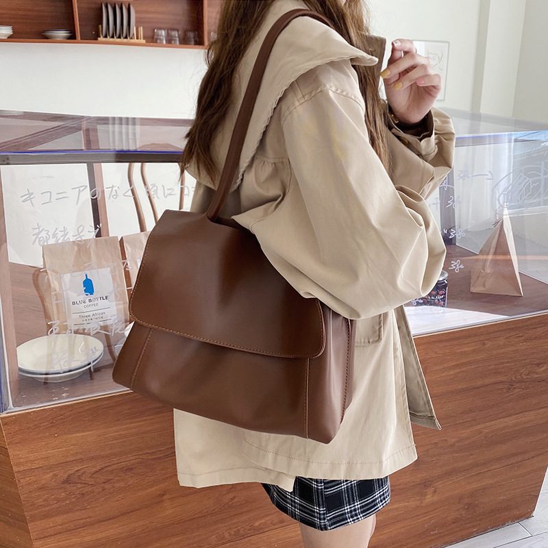 Vintage Briefcase Style Crossbody Bag view 2
