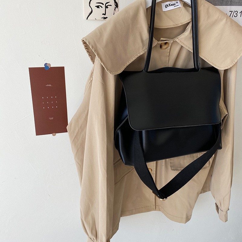 Vintage Briefcase Style Crossbody Bag view 9