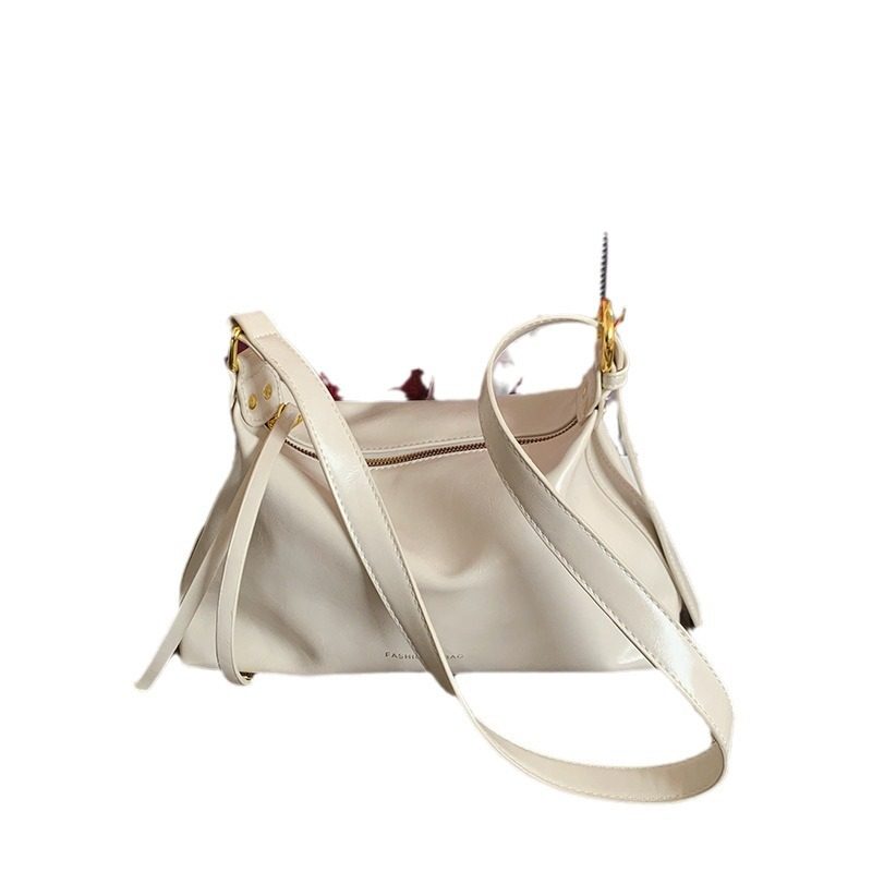 Soft Leather Shoulder Crossbody Tote Bag view 5