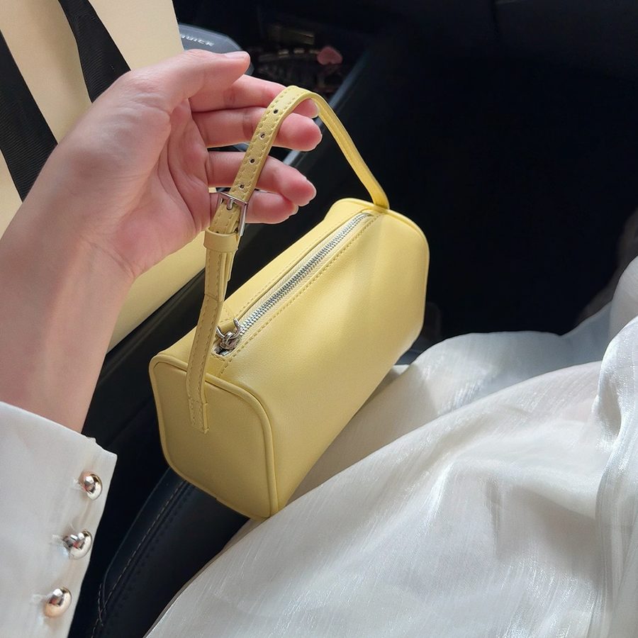 Litchi Grain Pillow Top-Handle Crossbody Bag view 4