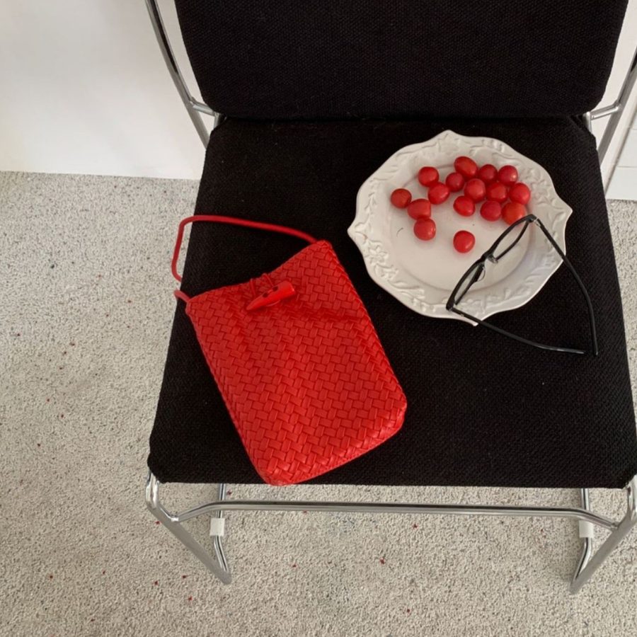 Woven Mini Crossbody Phone Bag view 2