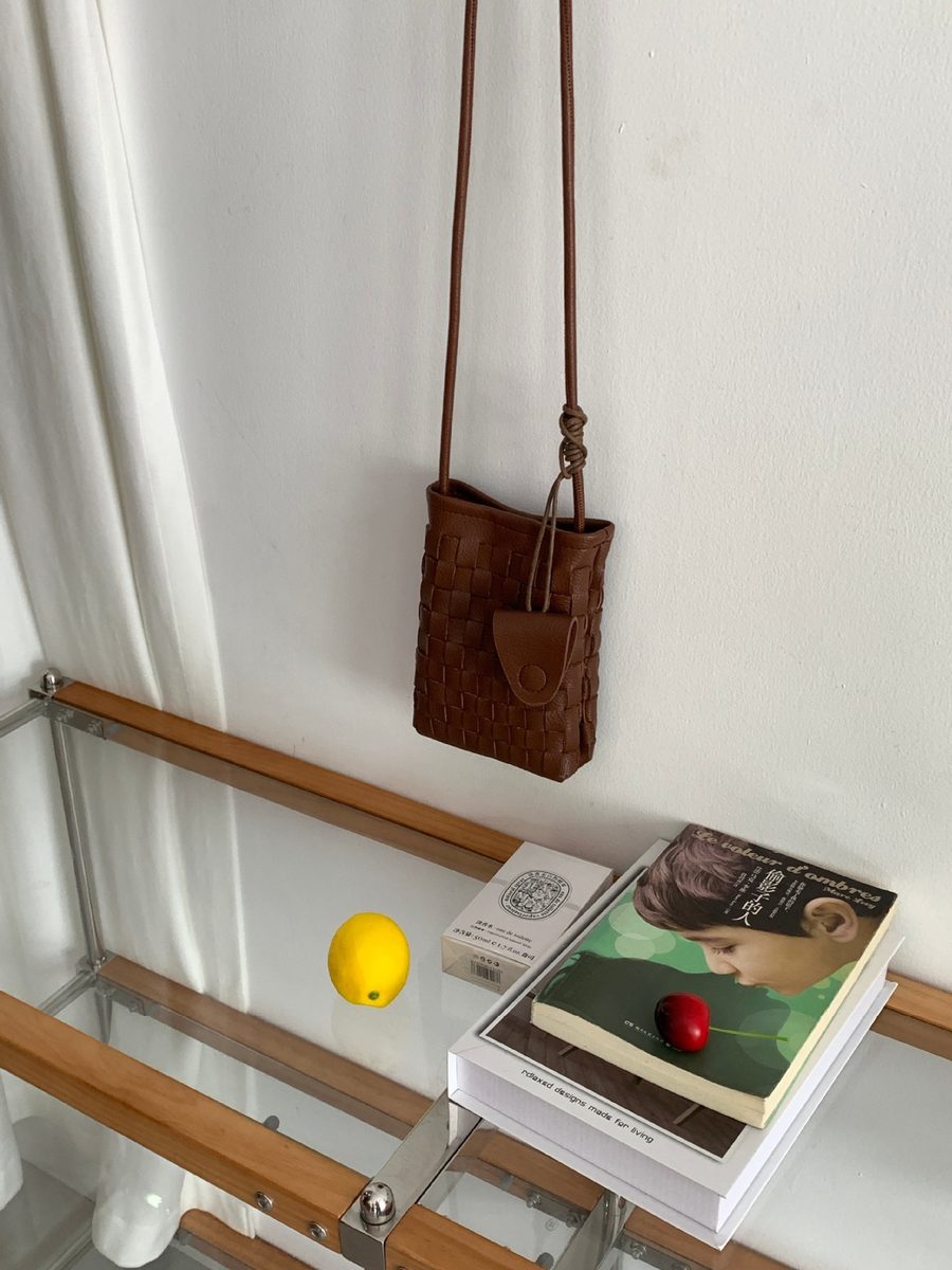 Woven Mini Crossbody Phone Bag view 11