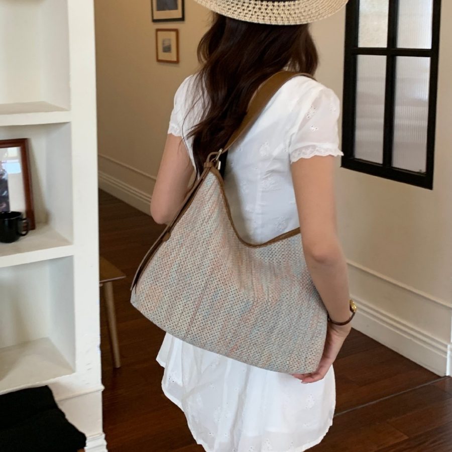 Handwoven Tote Crossbody Bag