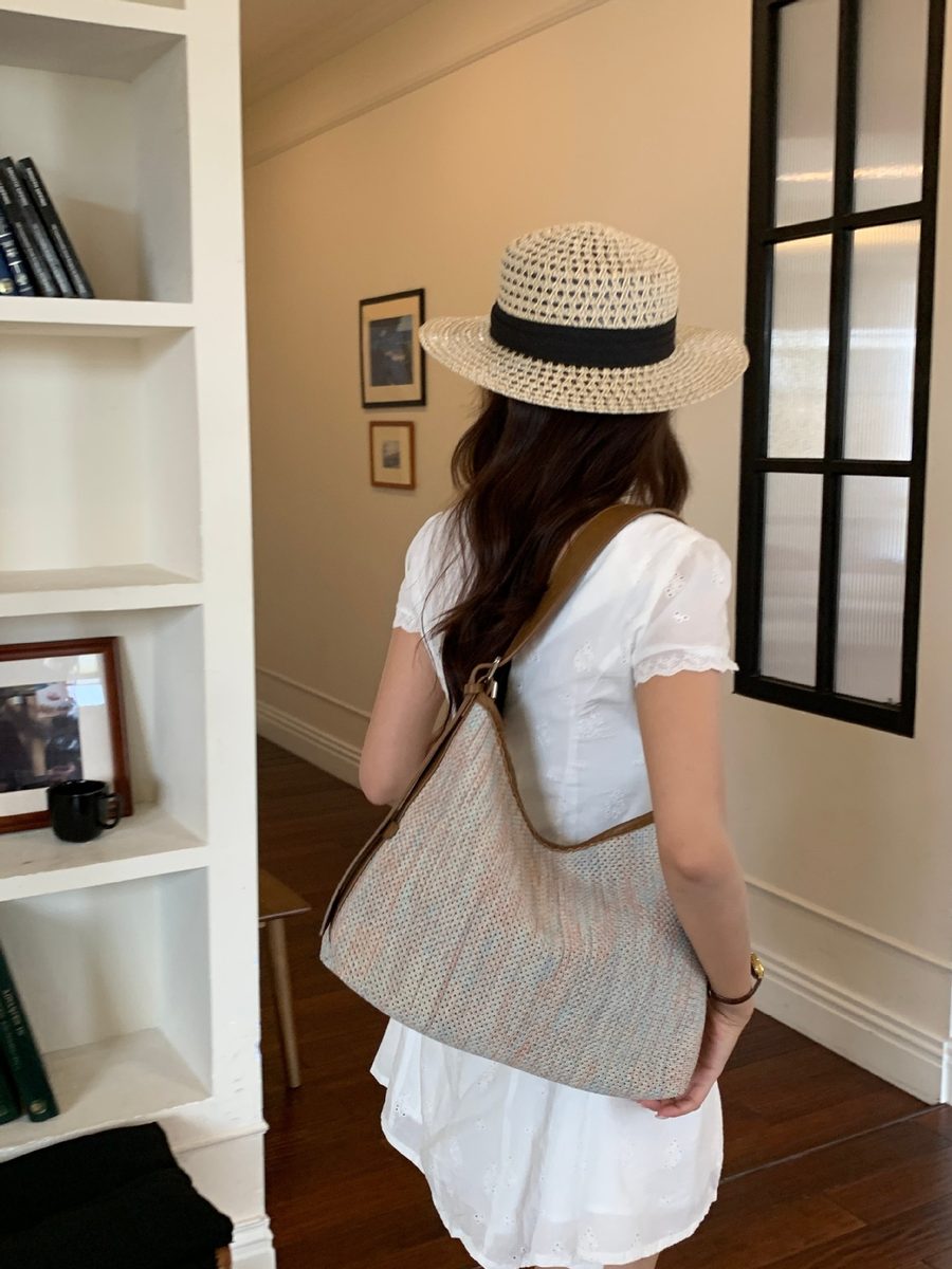 Straw Woven Crossbody Bag view 6