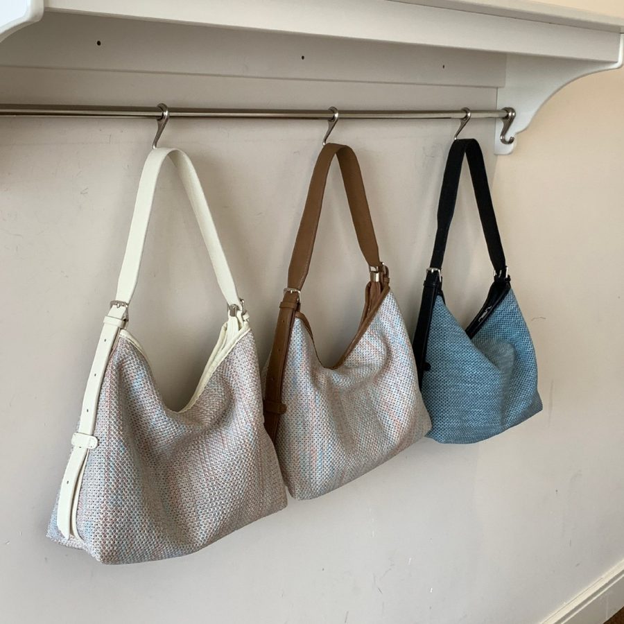 Handwoven Tote Crossbody Bag