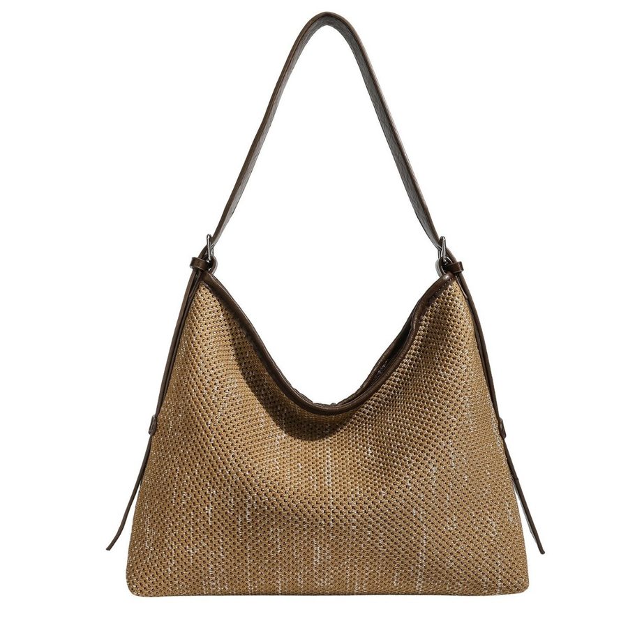 Handwoven Tote Crossbody Bag view 5