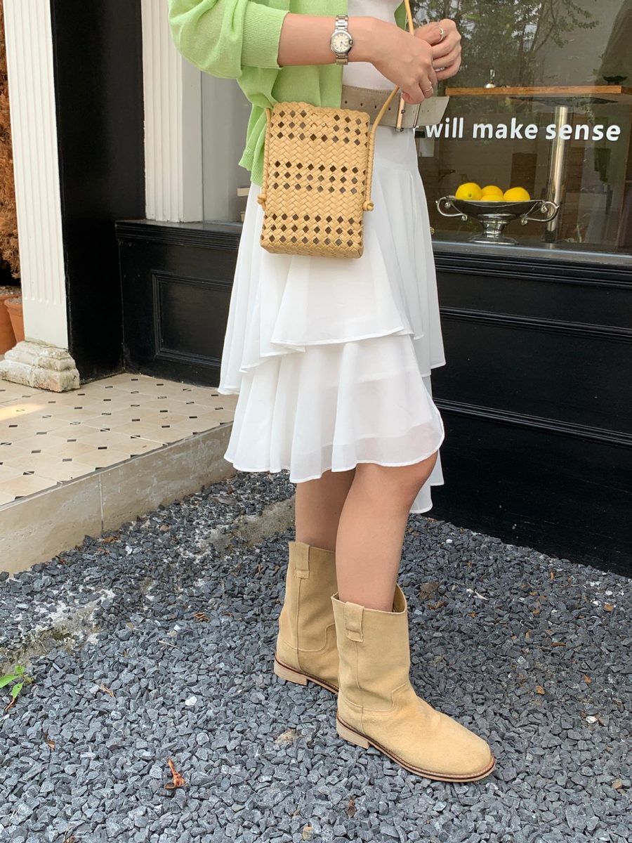 Mini Openwork Woven Crossbody Phone Bag view 7