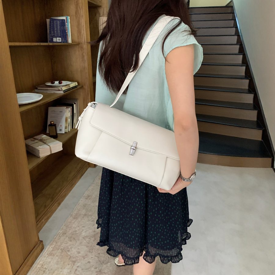 Flap Tote Bag Large Crossbody Minimalist