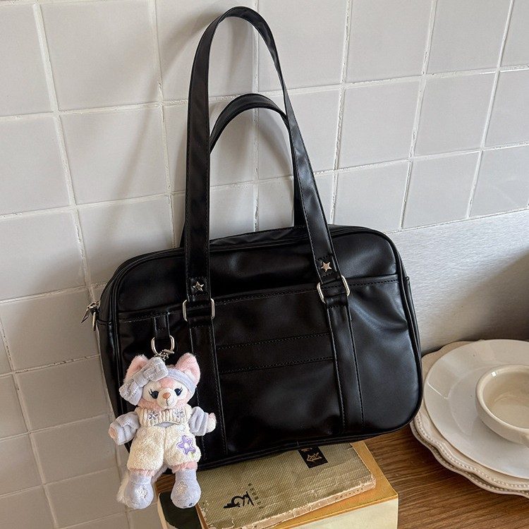JK Style Tote Bag Crossbody Large Top-Handle view 3
