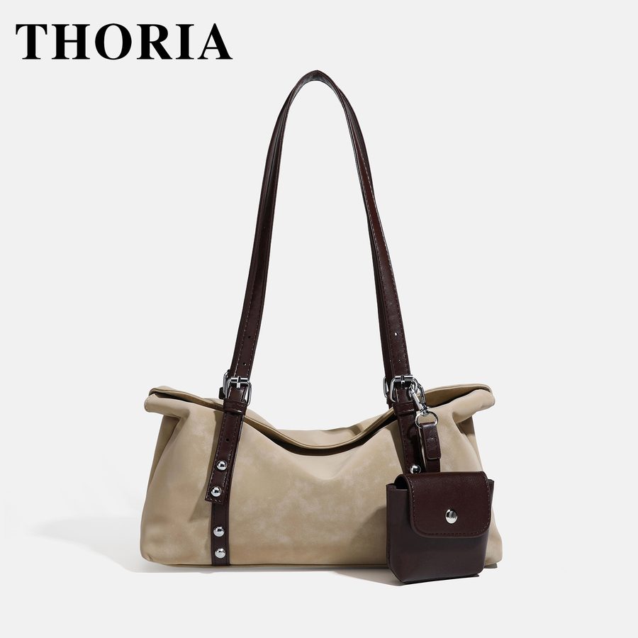 Suede Pillow Crossbody Shoulder Bag Large Capacity