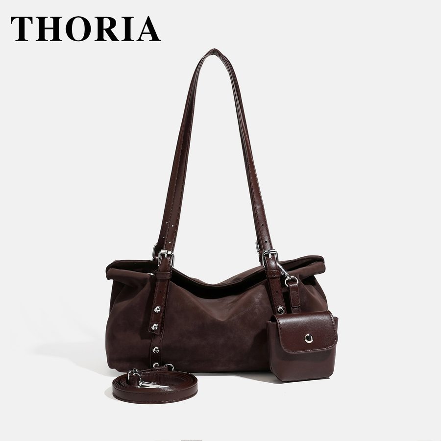 Suede Pillow Shoulder Crossbody Bag Large Capacity view 6