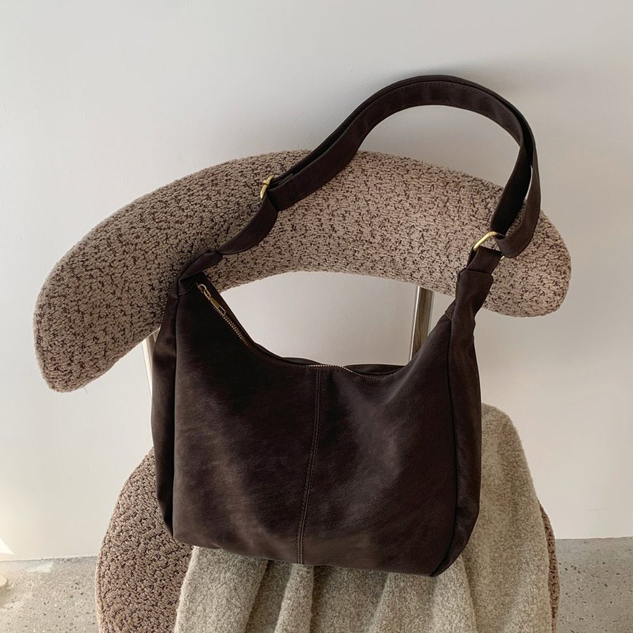 Vintage Large Tote Crossbody Shoulder Bag
