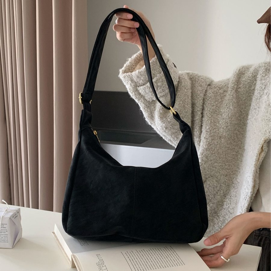 Vintage Large Tote Crossbody Shoulder Bag view 2