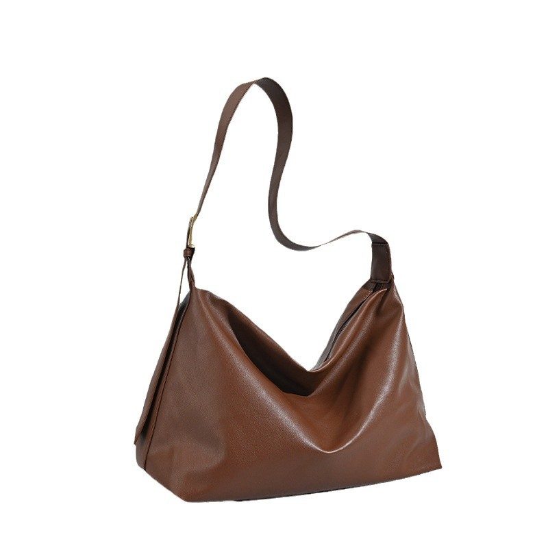 Soft Leather Large Tote Crossbody Bag view 5