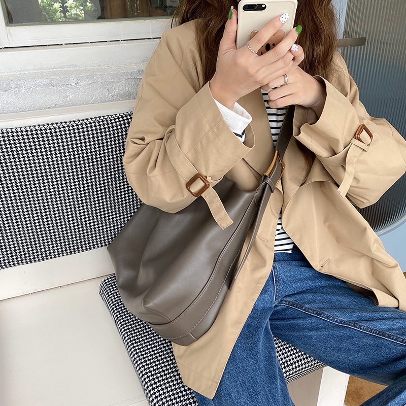 Soft Slouchy Large Tote Crossbody Bag view 3