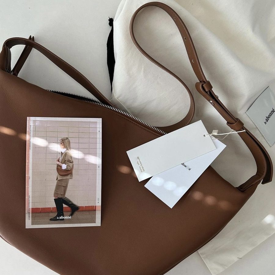 Soft Leather Dumpling Crossbody Bag view 3