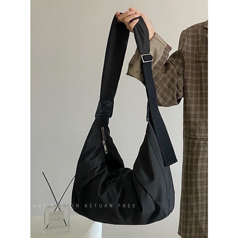 Quilted Puffer Dumpling Crossbody Bag