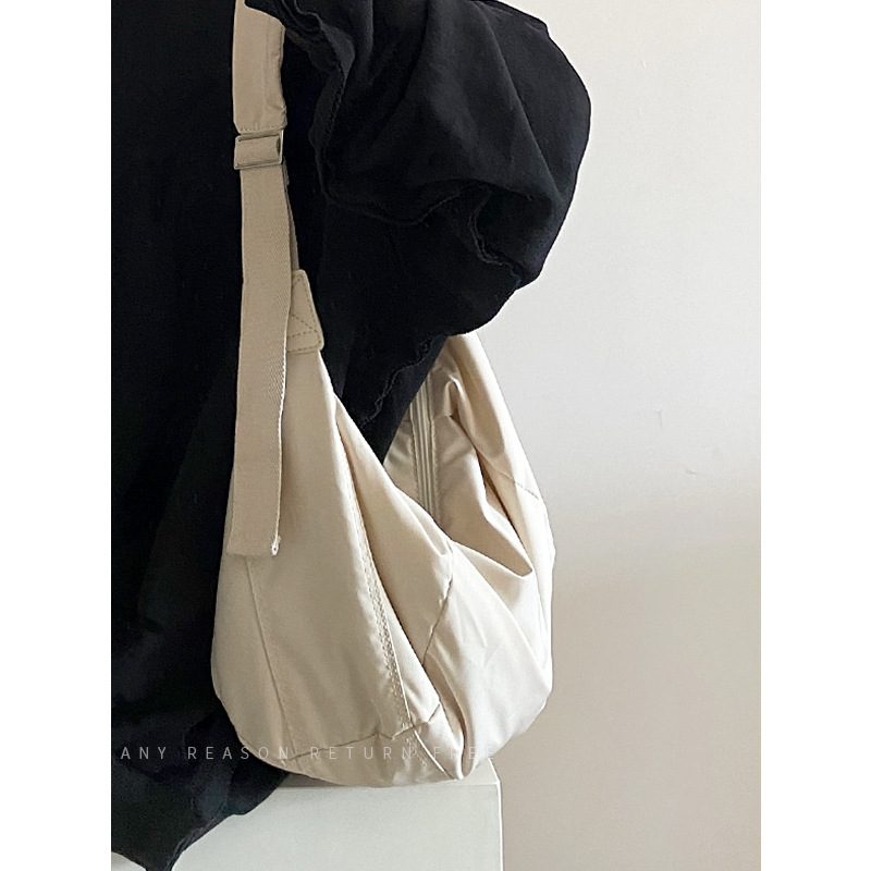 Quilted Puffer Dumpling Crossbody Bag view 3