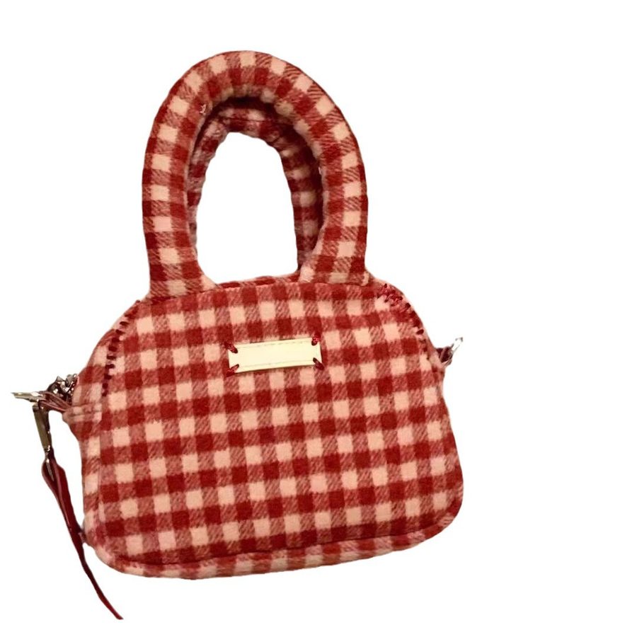 Faux Fur Crossbody Top-Handle Bag view 5