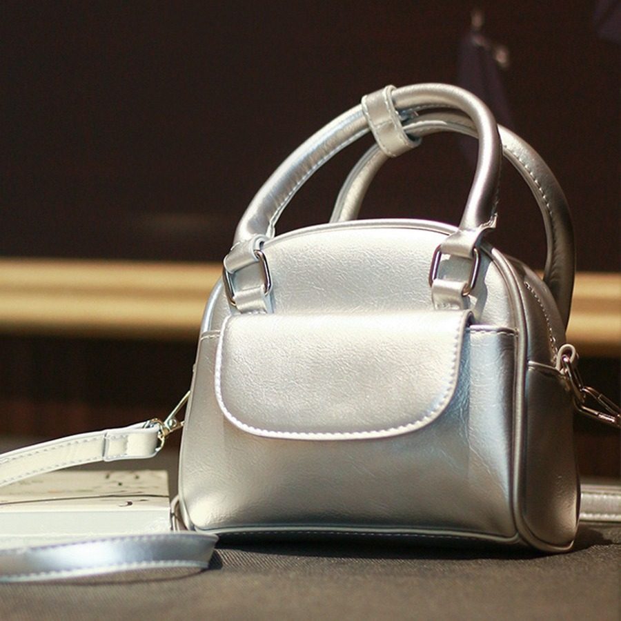 Shell Crossbody Top-Handle Bag