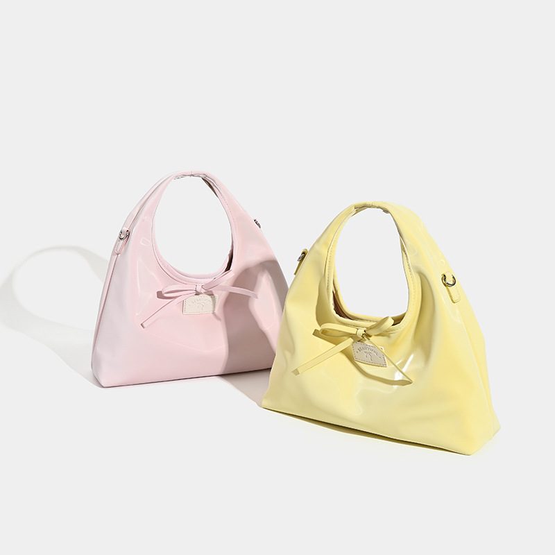 Pleated Dumpling Crossbody Shoulder Bag