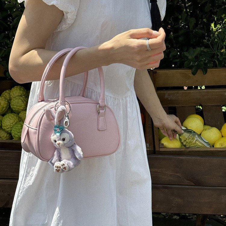 Mini Square Boston Crossbody Bag view 4
