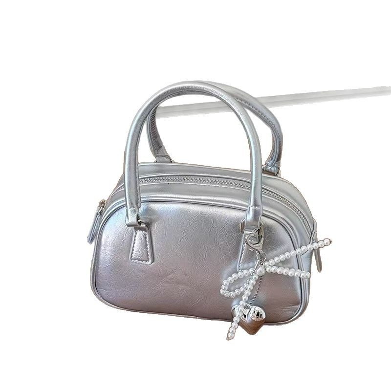 Mini Square Boston Crossbody Bag view 5