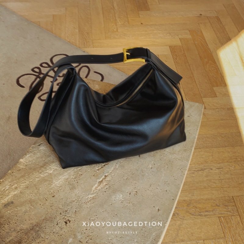 Slouchy Minimalist Large Crossbody Bag view 2