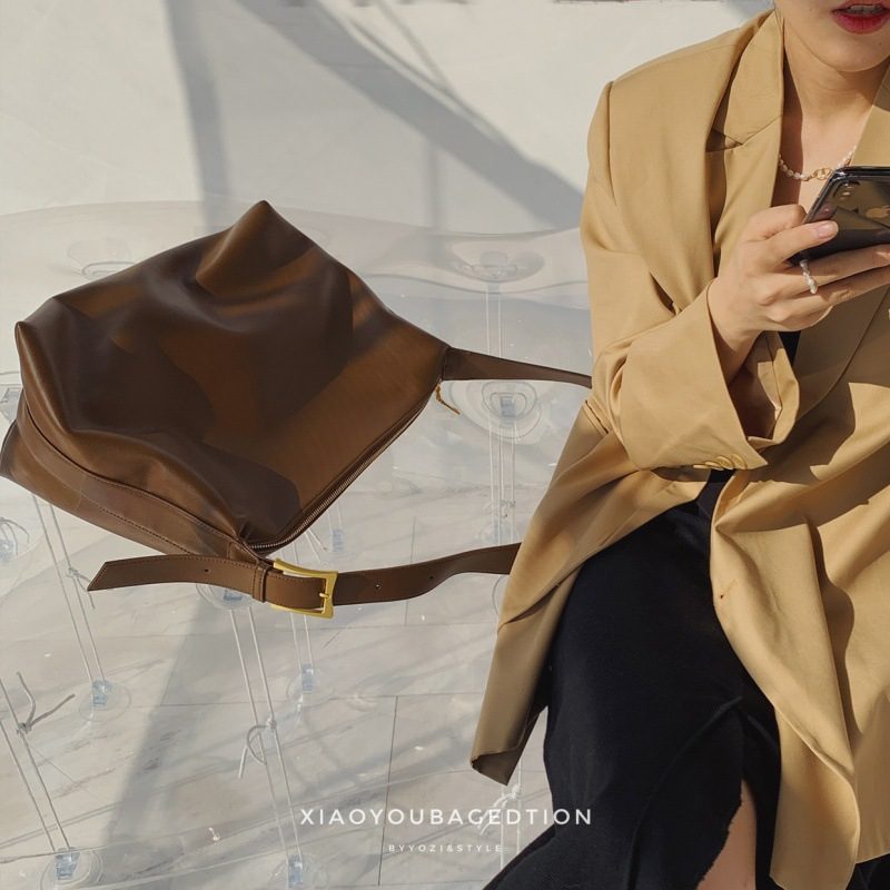 Slouchy Minimalist Large Crossbody Bag view 4