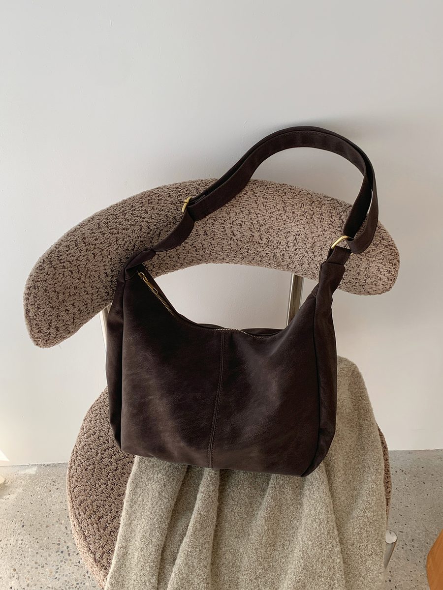 Matte Vintage Crossbody Tote Bag Large Capacity view 6