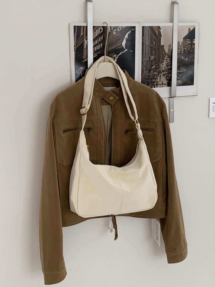 Matte Vintage Crossbody Tote Bag Large Capacity view 8