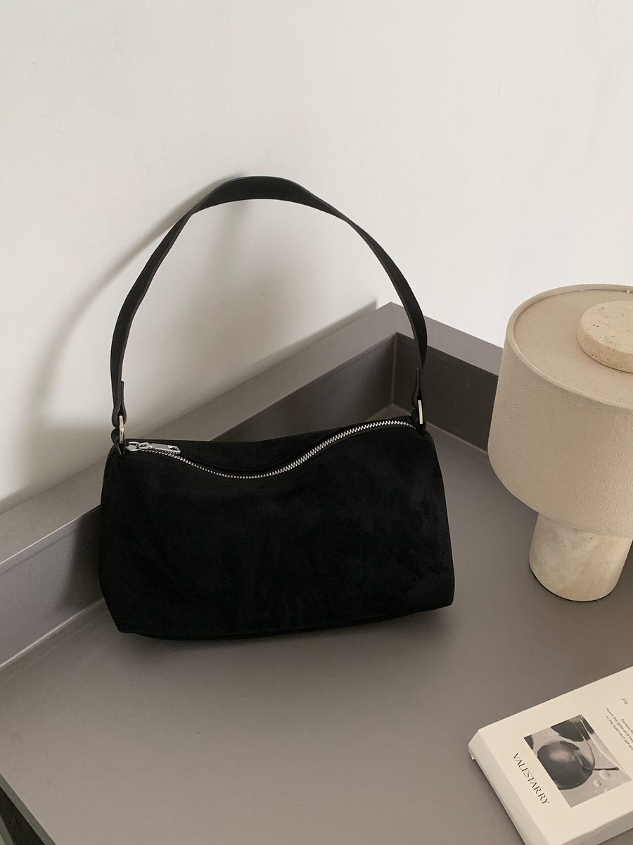Matte Suede Leopard Crossbody Top-Handle Bag view 7