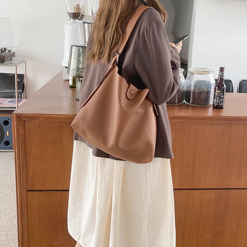 Vintage Soft PU Tote Crossbody Bag Set view 3