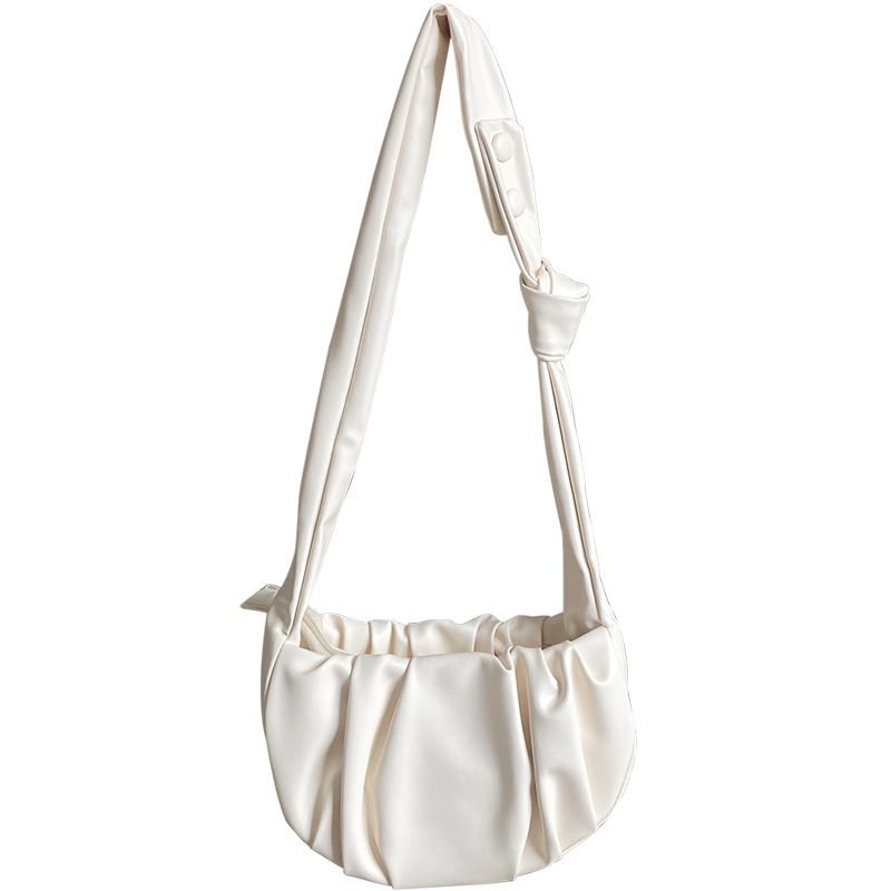 Soft Pleated Dumpling Crossbody Bag view 5