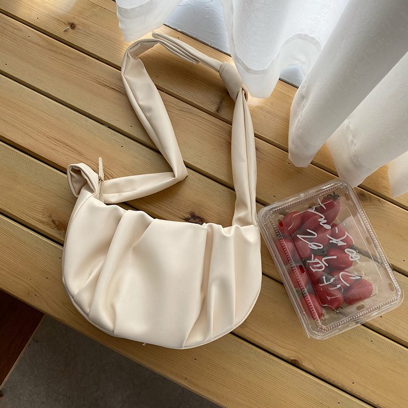 Soft Pleated Dumpling Crossbody Bag view 7