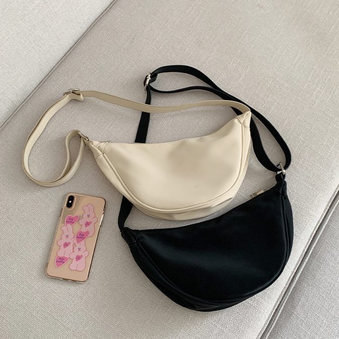 Nylon Canvas Dumpling Crossbody Chest Bag view 4