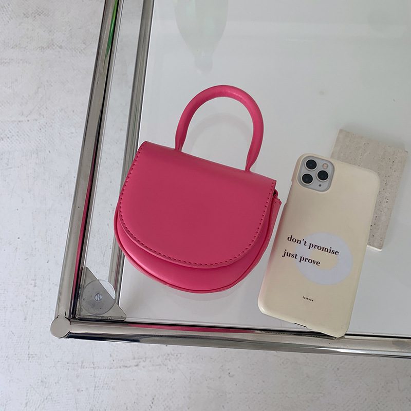 Mini Saddle Crossbody Top-Handle Bag view 7