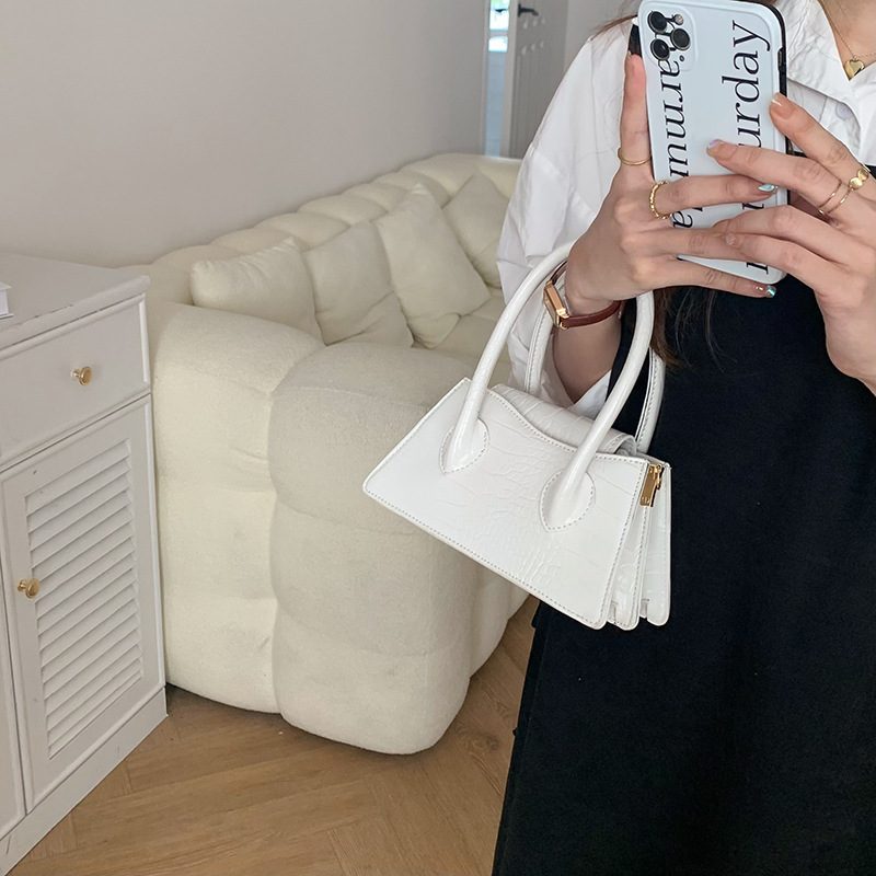 Pink Square Top-Handle Crossbody Bag view 8