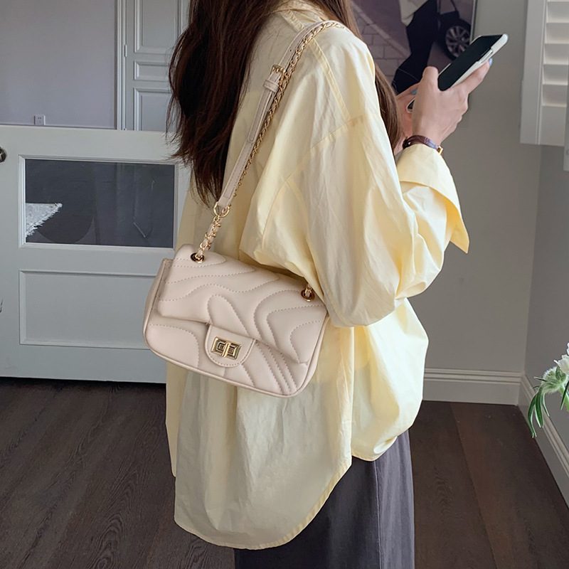 Quilted Chain Mini Crossbody Bag view 8