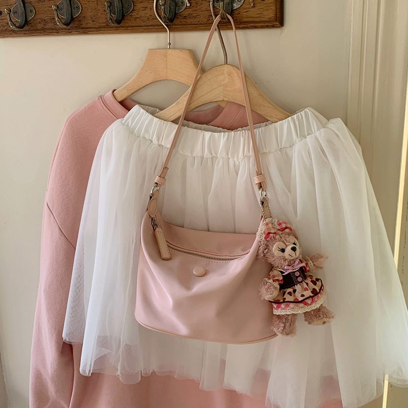 Lightweight Nylon Dumpling Crossbody Bag