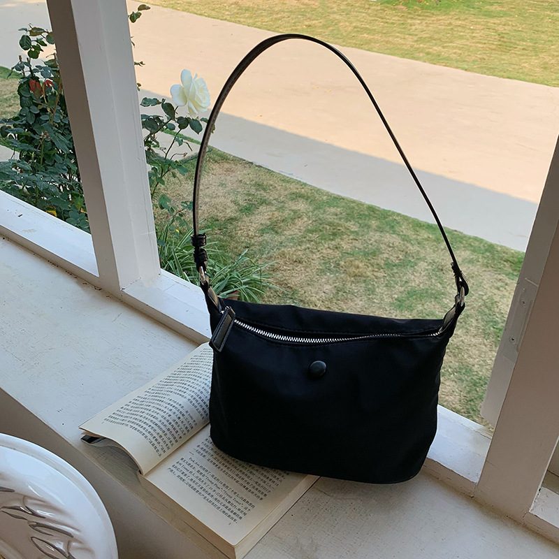 Lightweight Nylon Dumpling Crossbody Bag view 4